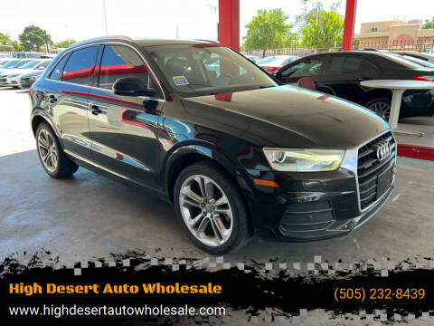 2016 Audi Q3 for sale at High Desert Auto Wholesale in Albuquerque NM