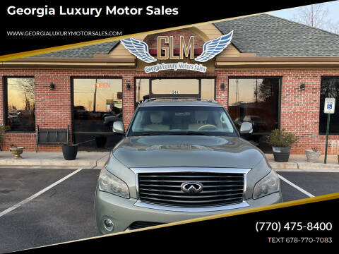 2012 Infiniti QX56 for sale at Georgia Luxury Motor Sales in Cumming GA