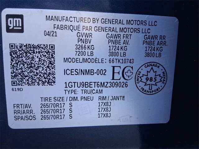 2021 GMC Sierra 1500