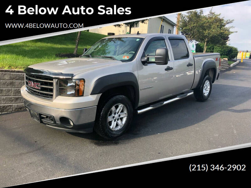 2007 GMC Sierra 1500 for sale at 4 Below Auto Sales in Willow Grove PA