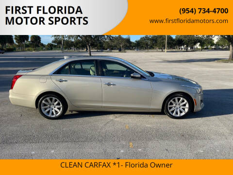 2015 Cadillac CTS for sale at FIRST FLORIDA MOTOR SPORTS in Pompano Beach FL