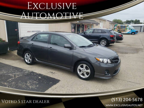 2011 Toyota Corolla for sale at Exclusive Automotive in West Chester OH