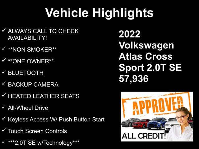 2022 Volkswagen Atlas Cross Sport SE 4Motion
