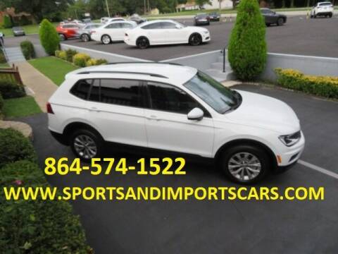 2018 Volkswagen Tiguan for sale at Sports & Imports INC in Spartanburg SC