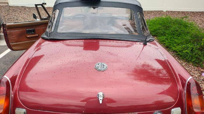 Red 1974 MG MGB Convertible 22