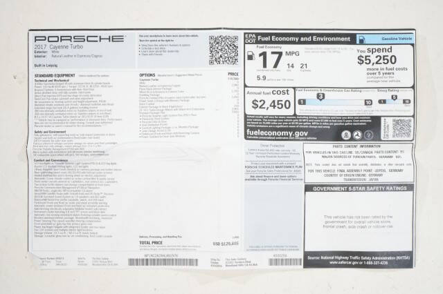2017 Porsche Cayenne Turbo