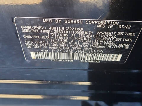 2022 Subaru Forester Wilderness