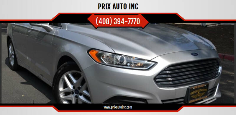 2015 Ford Fusion for sale at PRIX AUTO INC in San Jose CA