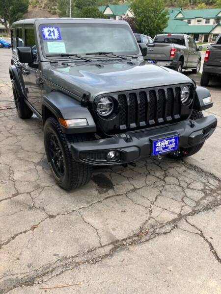 2021 Jeep Wrangler Unlimited for sale at 4X4 Auto Sales in Durango CO