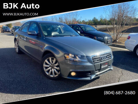 2012 Audi A4 for sale at BJK Auto in Oilville VA