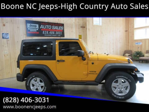 Jeep Wrangler For Sale in Boone, NC - Boone NC Jeeps-High Country Auto Sales