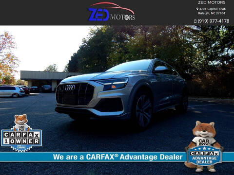 2019 Audi Q8 for sale at Zed Motors in Raleigh NC
