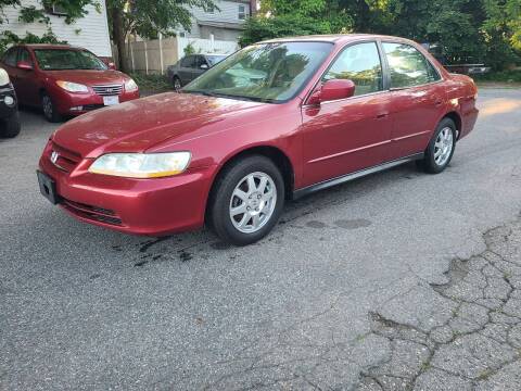 2002 Honda Accord for sale at Devaney Auto Sales & Service in East Providence RI