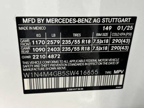 2025 Mercedes-Benz GLB GLB 250