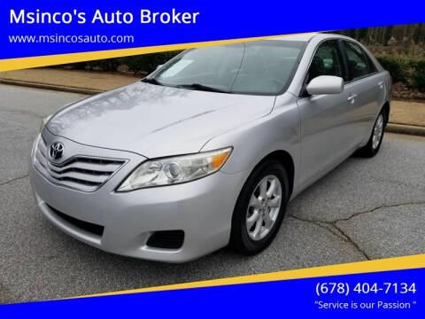 2011 Toyota Camry for sale at Msinco's Auto Broker in Snellville GA