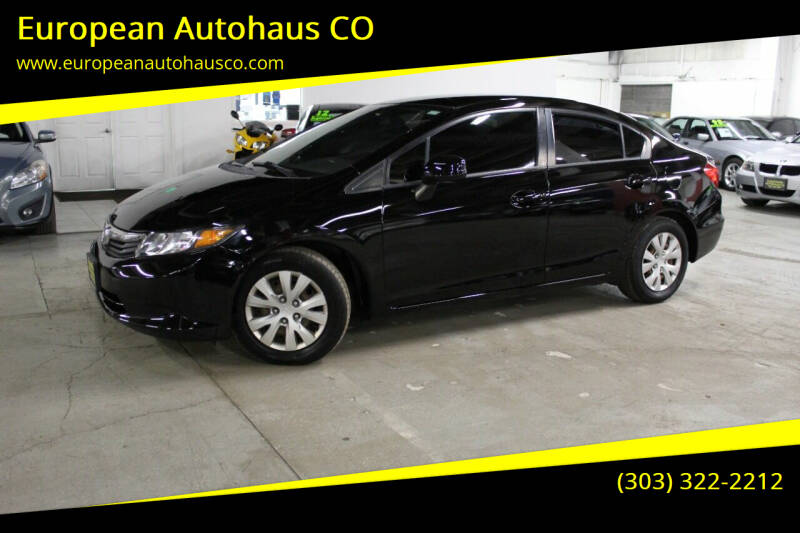 2012 Honda Civic for sale at European Autohaus CO in Denver CO
