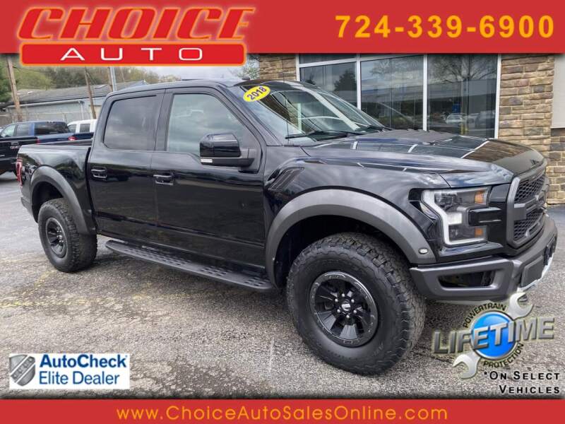 2018 Ford F-150 for sale at CHOICE AUTO SALES in Murrysville PA