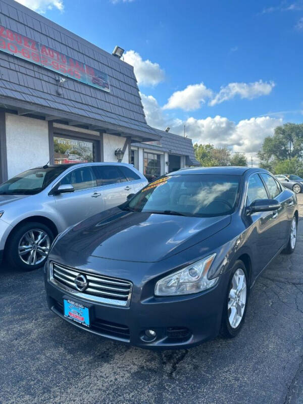 2012 Nissan Maxima for sale at VELAZQUEZ AUTO SALES in Aurora IL