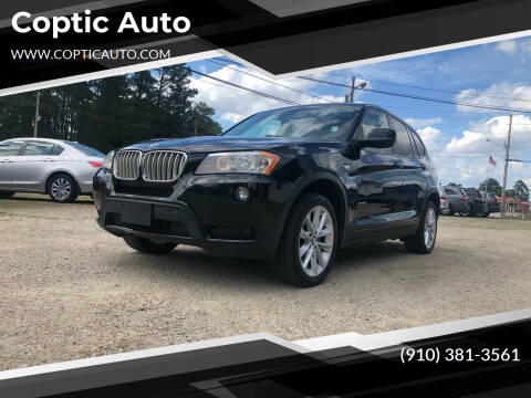 2014 BMW X3 for sale at Coptic Auto in Wilson NC