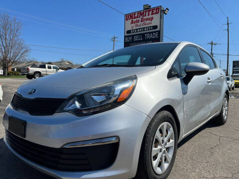 2016 Kia Rio for sale at Unlimited Auto Group in West Chester OH