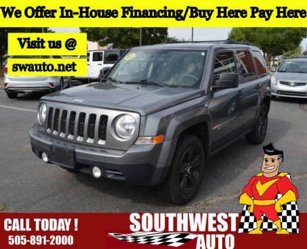 2012 Jeep Patriot for sale at SOUTHWEST AUTO in Albuquerque NM