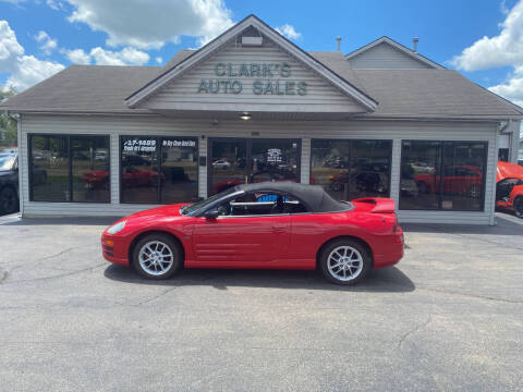 2001 Mitsubishi Eclipse Spyder for sale at Clarks Auto Sales in Middletown OH