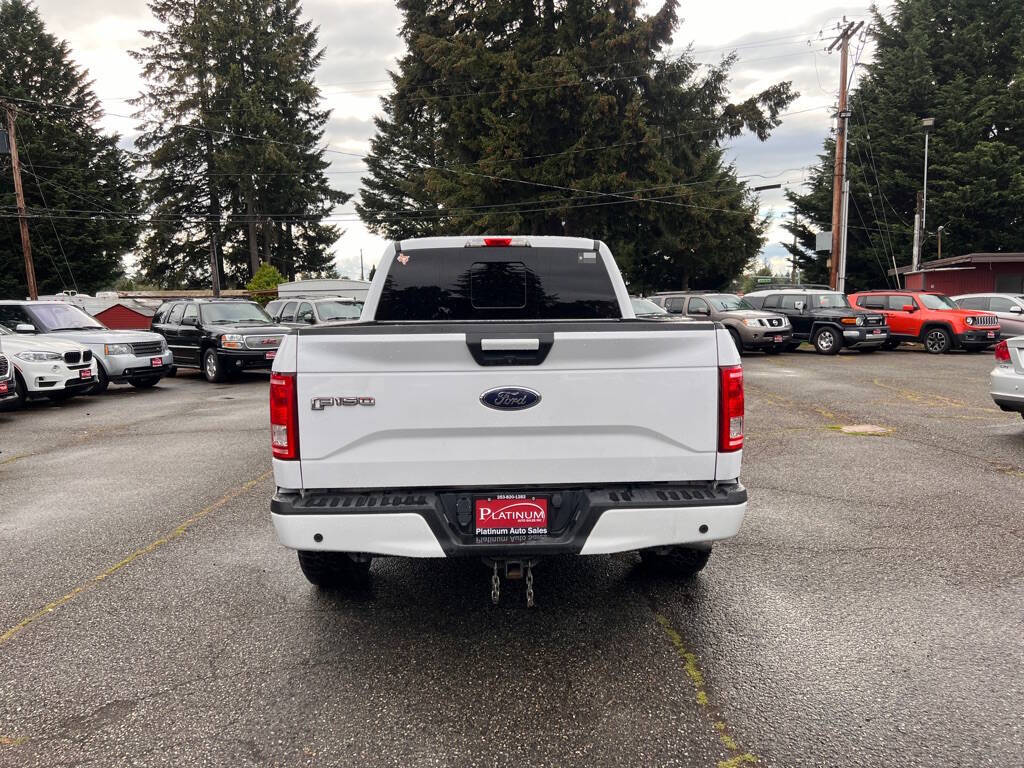 2015 Ford F-150 for sale at PLATINUM AUTO SALES INC in Lacey, WA