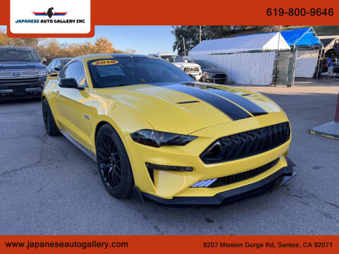2018 Ford Mustang for sale at Japanese Auto Gallery Inc in Santee CA
