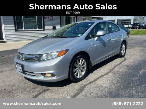 2012 Honda Civic for sale at Shermans Auto Sales in Webster NY