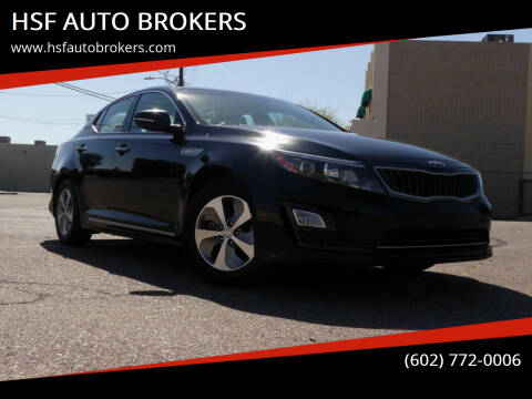 2015 Kia Optima Hybrid for sale at HSF AUTO BROKERS in Phoenix AZ