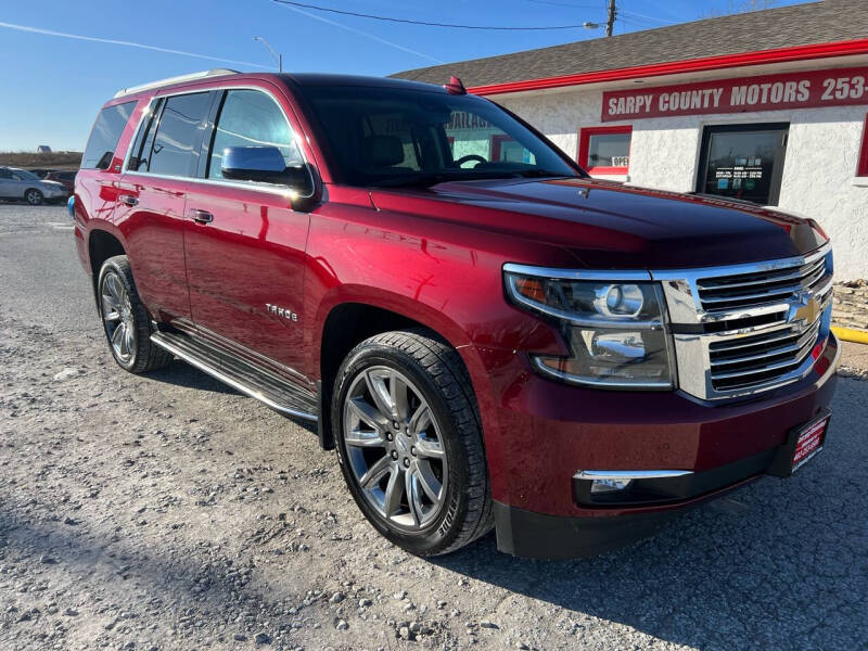 2016 Chevrolet Tahoe for sale at Sarpy County Motors in Springfield NE