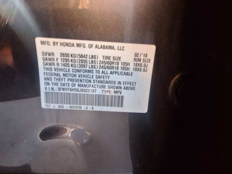 2018 Honda Pilot EX-L