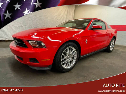 2012 Ford Mustang for sale at Auto Rite in Bedford Heights OH
