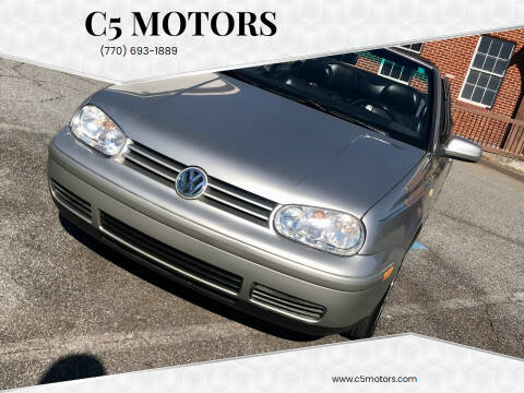 2000 Volkswagen Cabrio for sale at C5 Motors in Marietta GA