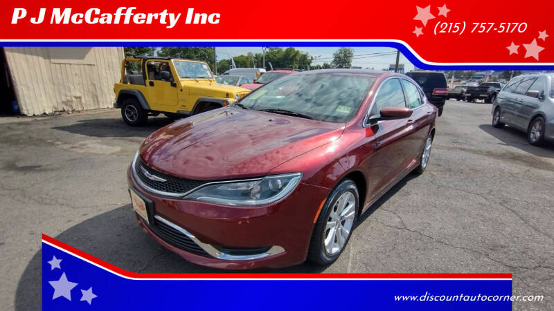 2015 Chrysler 200 for sale at P J McCafferty Inc in Langhorne PA