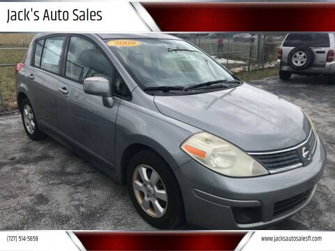 2009 Nissan Versa for sale at Jack's Auto Sales in Port Richey FL