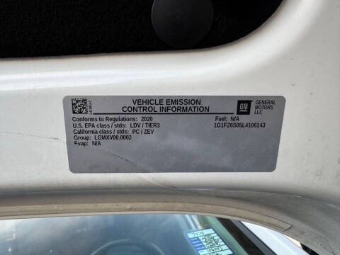 2020 Chevrolet Bolt EV Premier