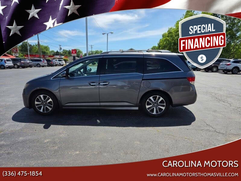 Dk. Gray 2015 Honda Odyssey Touring Touring 4dr Mini-Van 1