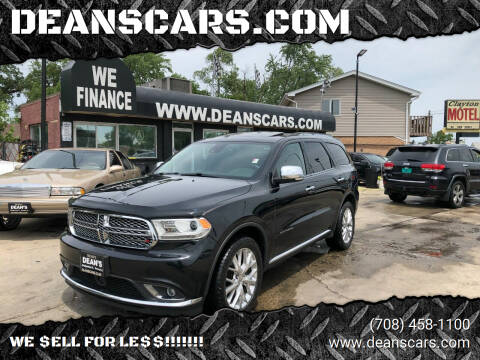 2014 Dodge Durango for sale at DEANSCARS.COM in Bridgeview IL