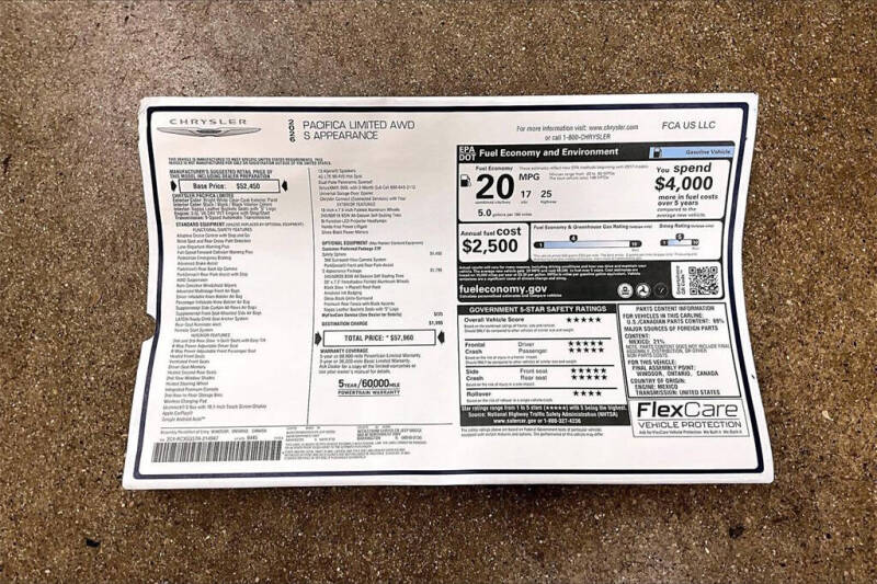2026 Chrysler Pacifica Limited