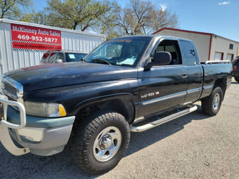 1999 Dodge Ram 1500 for sale at McKinney Auto Sales in Mckinney TX