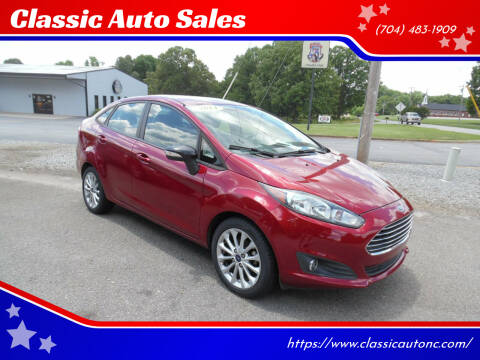 2014 Ford Fiesta for sale at Classic Auto Sales in Maiden NC