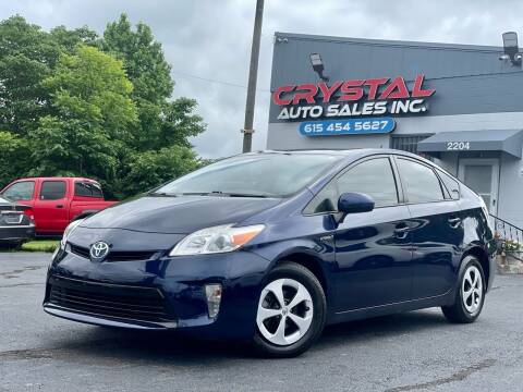 2013 Toyota Prius for sale at Crystal Auto Sales Inc in Nashville TN