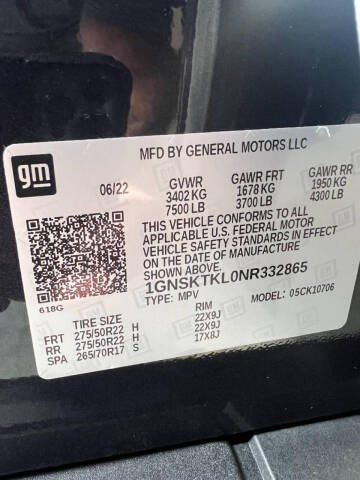 2022 Chevrolet Tahoe High Country