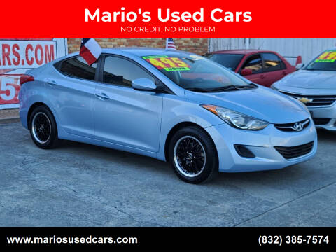 2013 Hyundai Elantra for sale at Mario's Used Cars - South Houston Location in South Houston TX