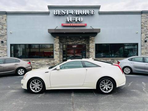 2014 Cadillac CTS for sale at Best Choice Auto in Evansville IN