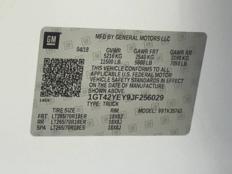 2018 GMC Sierra 3500HD Denali