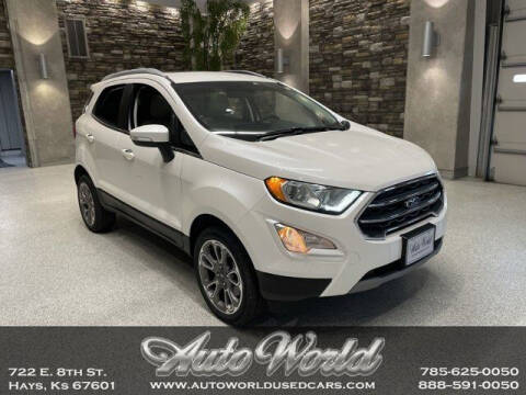 2019 Ford EcoSport for sale at Auto World Used Cars in Hays KS