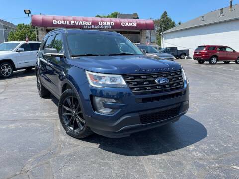 2017 Ford Explorer for sale at Boulevard Used Cars in Grand Haven MI