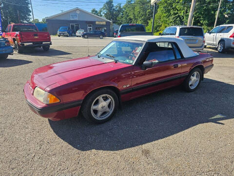 1991 Ford Mustang for sale at MEDINA WHOLESALE LLC in Wadsworth OH